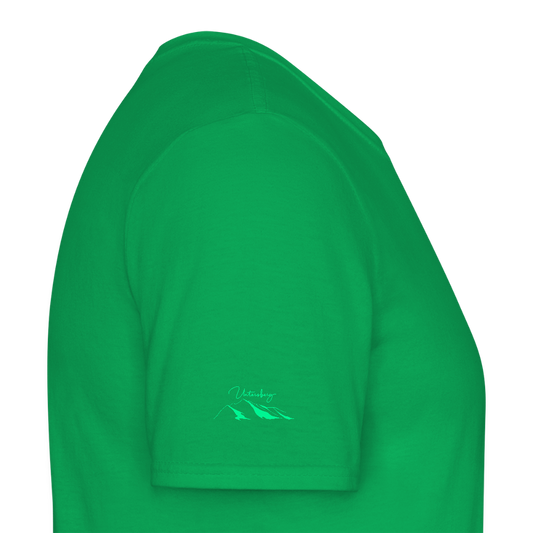 Untersberg Männer Premium T-Shirt Kellygrün 4xDruck Neongrün - Kelly Green