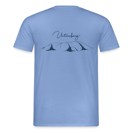 Untersberg  Männer Premium T-Shirt Sky 4xDruck Navy - carolina blue