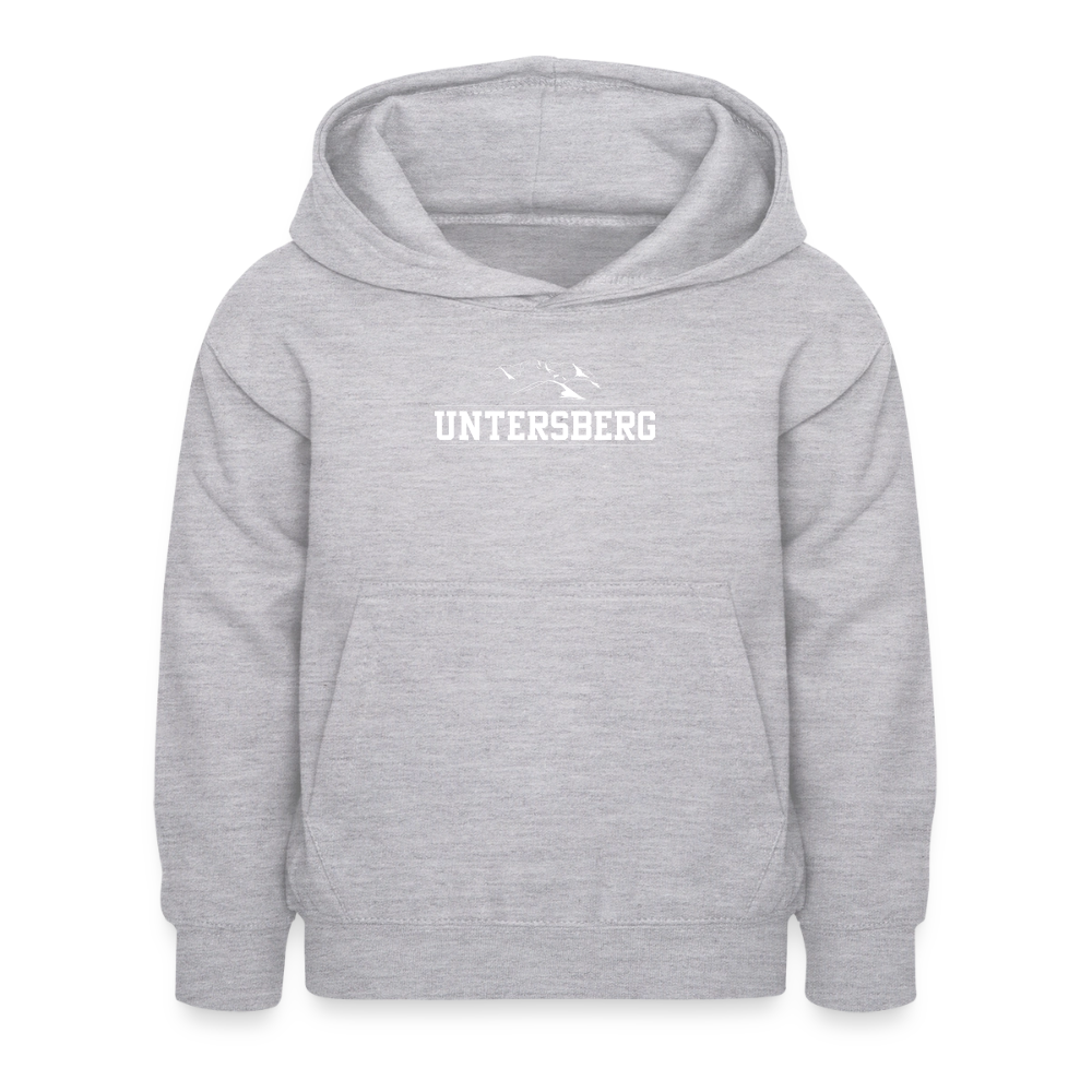 Kinder Untersberg Hoodie - Hellgrau meliert