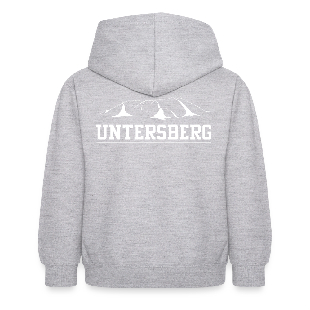 Kinder Untersberg Hoodie - Hellgrau meliert