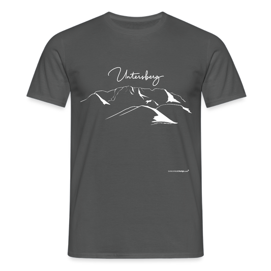 Untersberg Männer Premium T-Shirt vers. Farben 4xDruck Weiss - Anthrazit