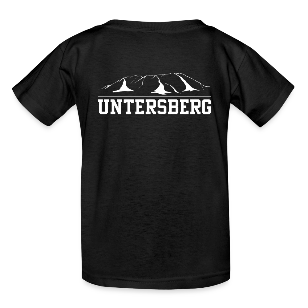 Kinder Untersberg T-Shirt von Russell - Schwarz