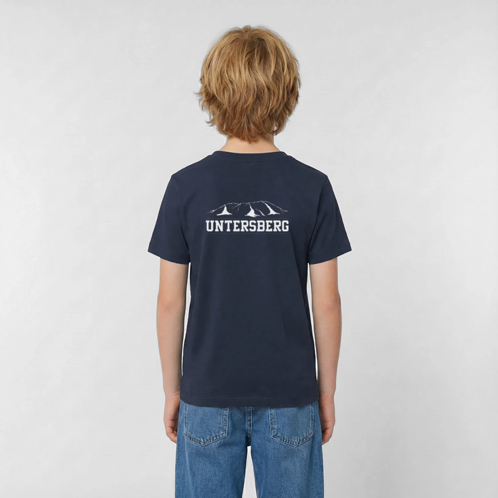 Kinder Untersberg T-Shirt von Russell - Navy