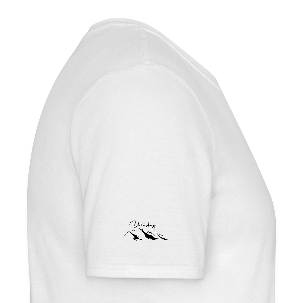 Untersberg Männer Premium T-Shirt vers. Farben 4xDruck Schwarz - Weiß
