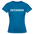 Untersberg Frauen T-Shirt vers. Farben 2xDruck weiß - Antikblaues Saphir meliert