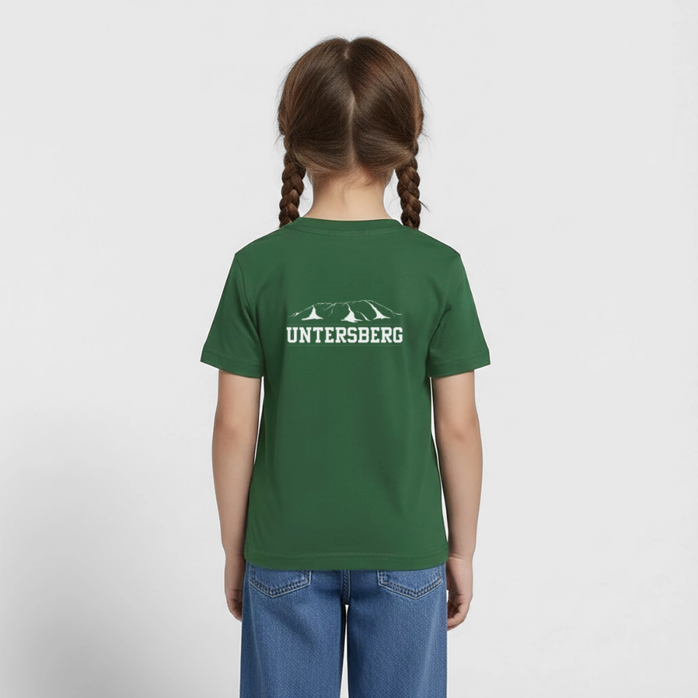 Kinder Untersberg T-Shirt von Russell - Flaschengrün