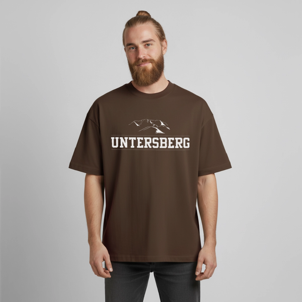 Heavyweight Unisex Boxy T-Shirt von stanley/stella - Dunkelbraun