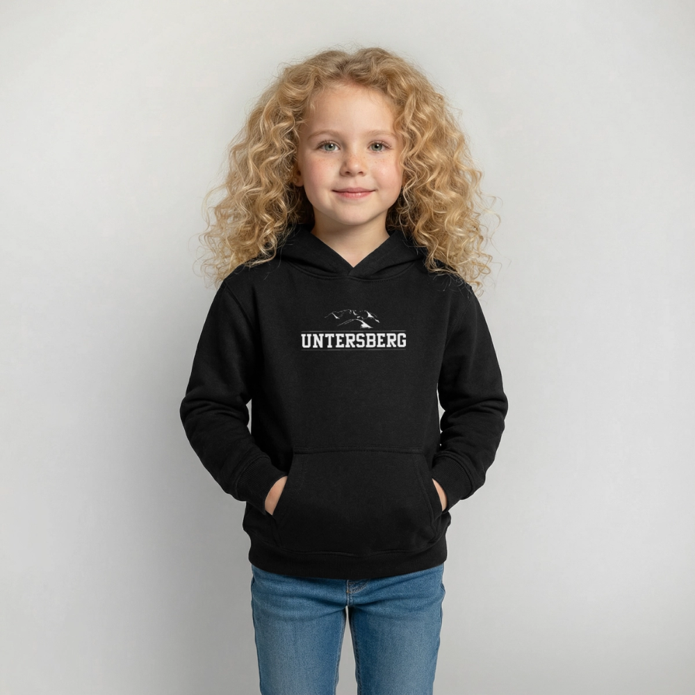 Kinder Untersberg Hoodie - Schwarz