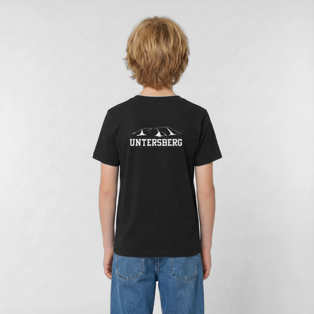 Kinder Untersberg T-Shirt von Russell - Schwarz