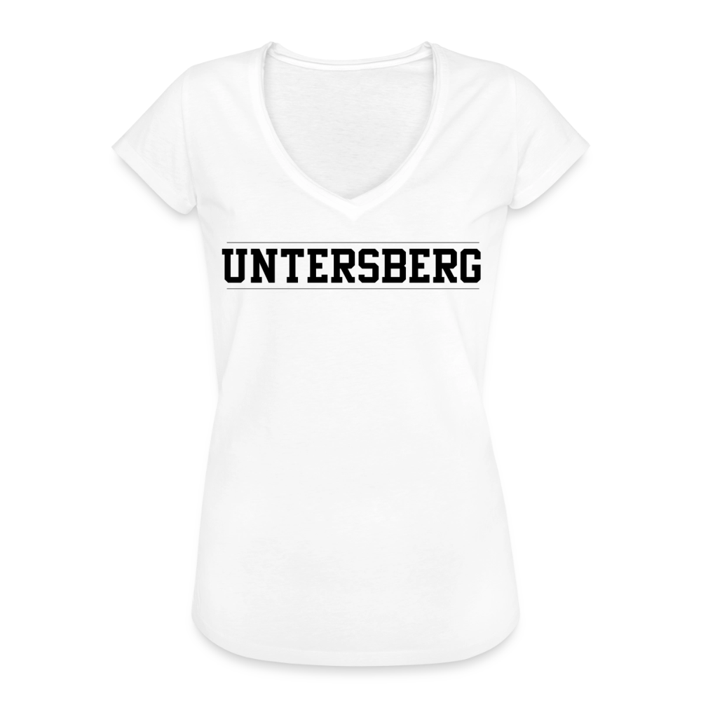 Frauen Vintage Untersberg T-Shirt - Weiß