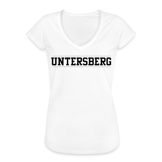 Frauen Vintage Untersberg T-Shirt - Weiß
