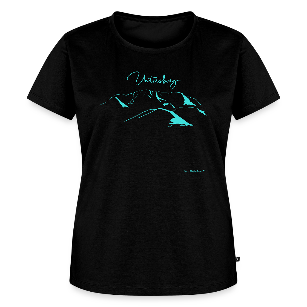 Untersberg Frauen Premium T-Shirt vers. Farben Türkis - Schwarz