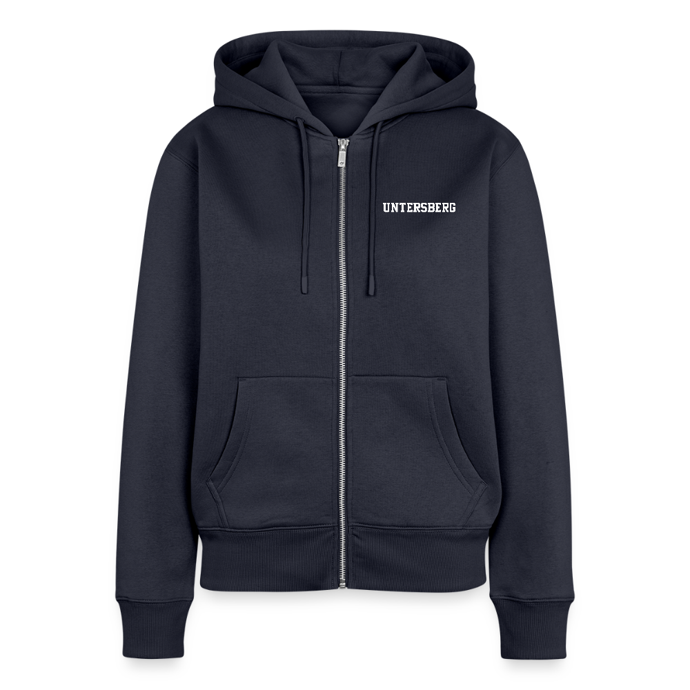 Frauen Premium Kapuzenjacke - Navy