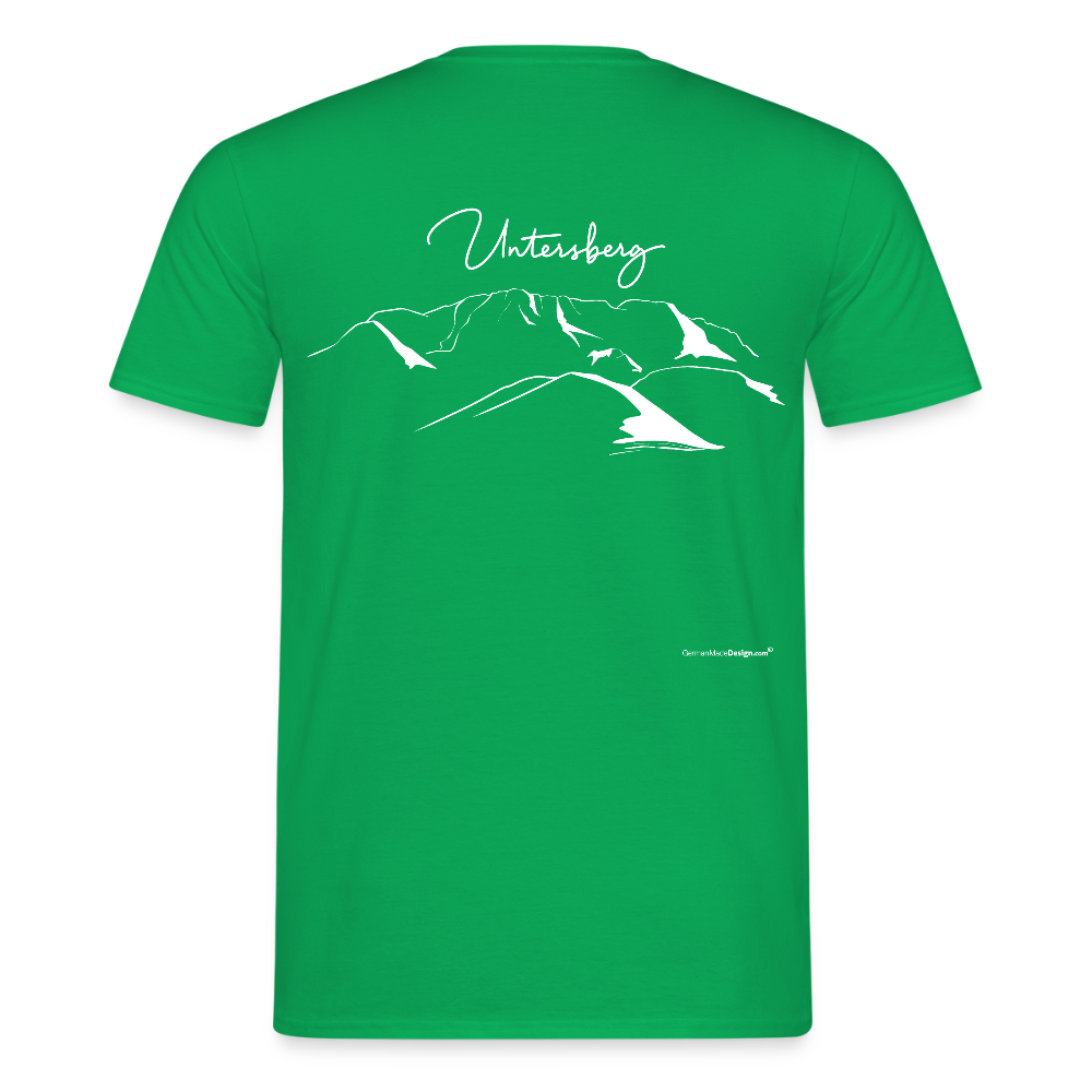 UNTERSBERG Schriftzug - Männer T-Shirt Premium Qualität - Kelly Green