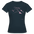 Untersberg Frauen Premium T-Shirt Navy 2xDruck Rosa - Navy