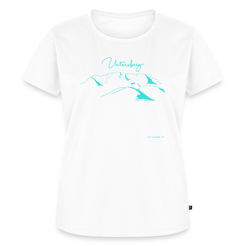 Untersberg Frauen Premium T-Shirt vers. Farben Türkis - Weiß