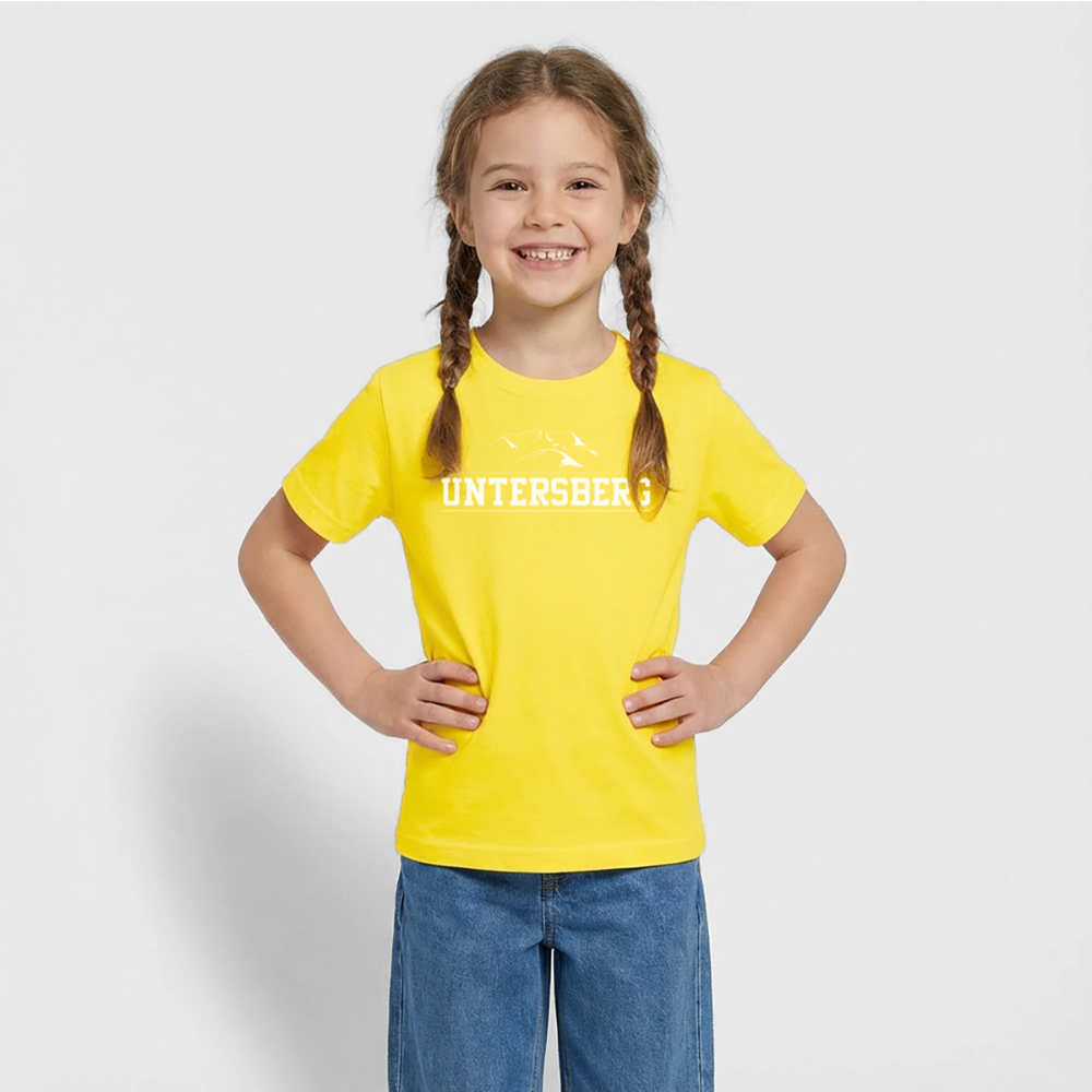 Kinder Untersberg T-Shirt von Russell - Gelb
