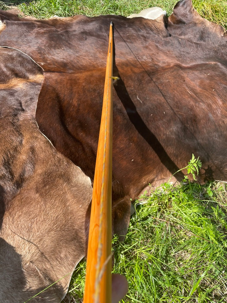 Eiben Langbogen (Warbow) 90lbs auf 30inch - 74inch Länge - inkl. 3 Pfeile