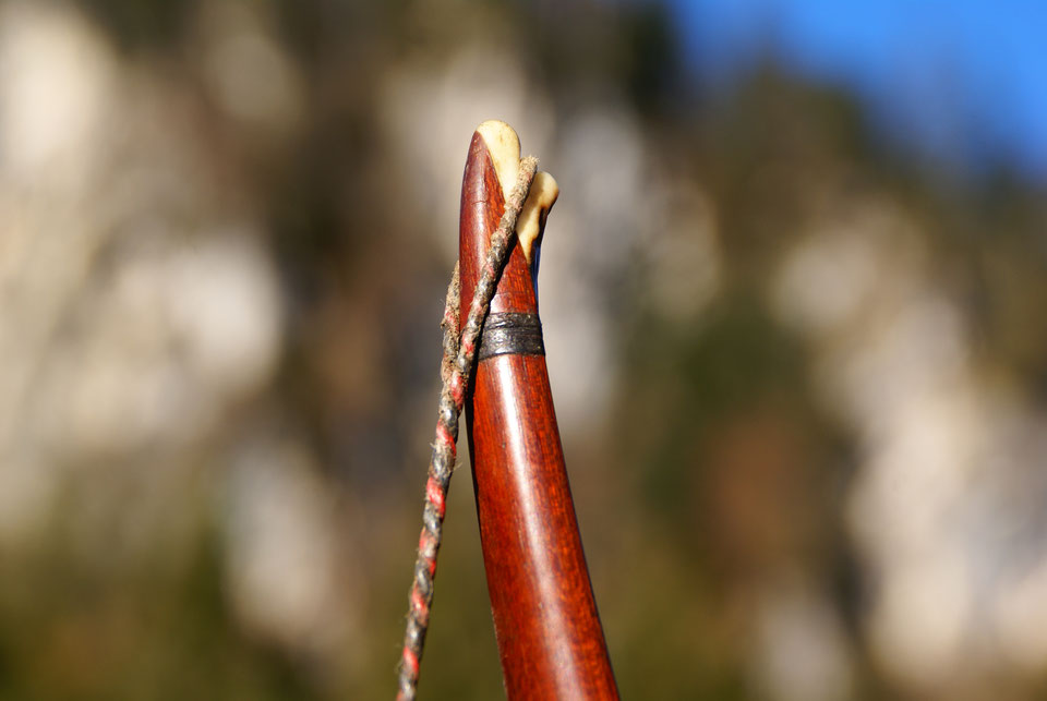 Orange Osage Bogen mit Reflex