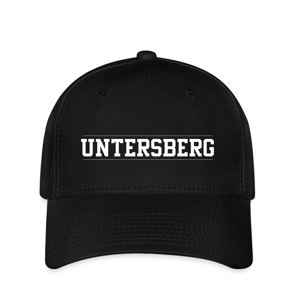 UNTERSBERG Schriftzug - Flexfit Cap - Schwarz