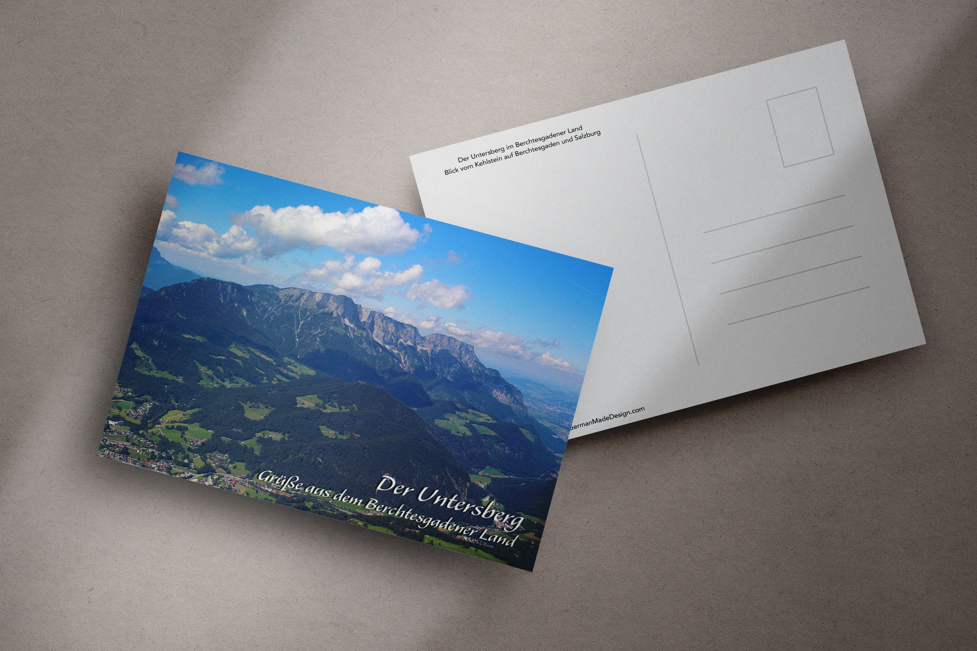 Postkarte Untersberg - GermanMadeDesign