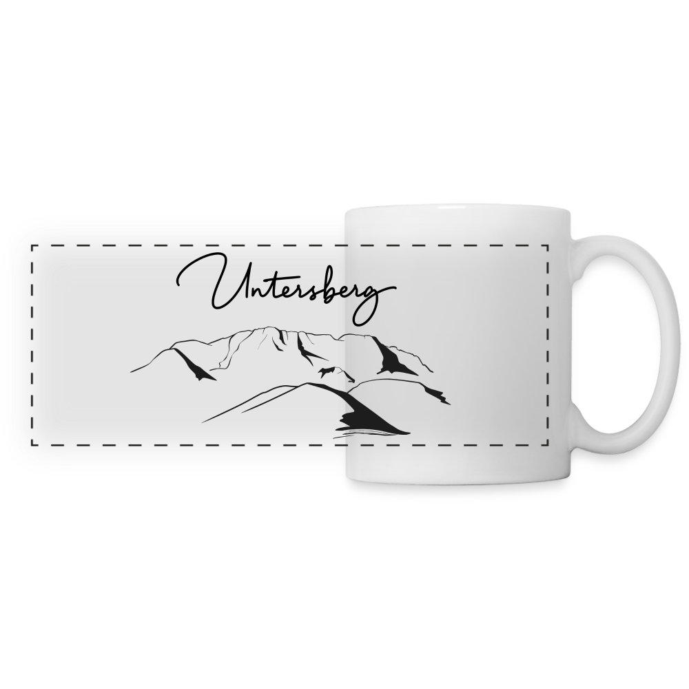 Panoramatasse "Untersberg" exklusiv in weiss - Weiß