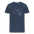 Männer Premium T-Shirt "Untersberg" 2 Seiten Druck in Blau meliert - Navy