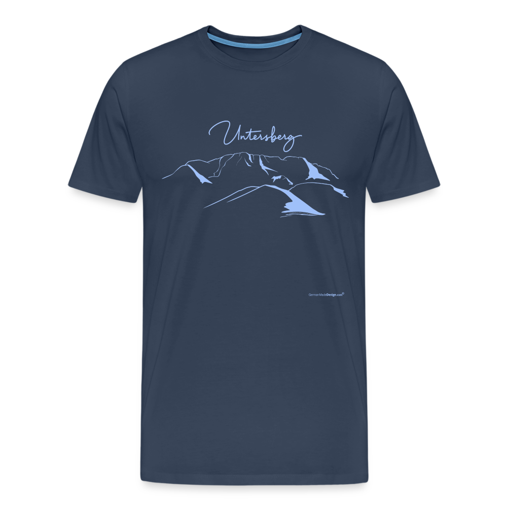 Männer Premium T-Shirt Untersberg in Navy - Navy