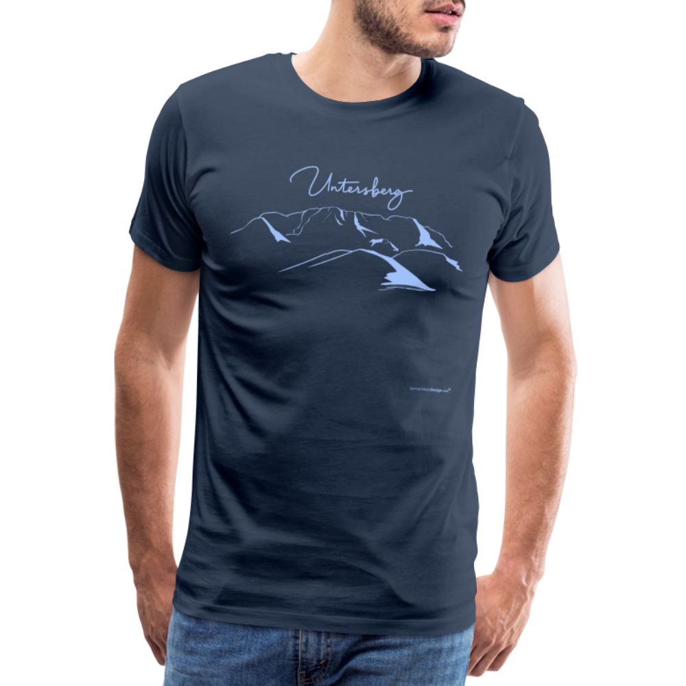 Männer Premium T-Shirt Untersberg in Navy - Navy