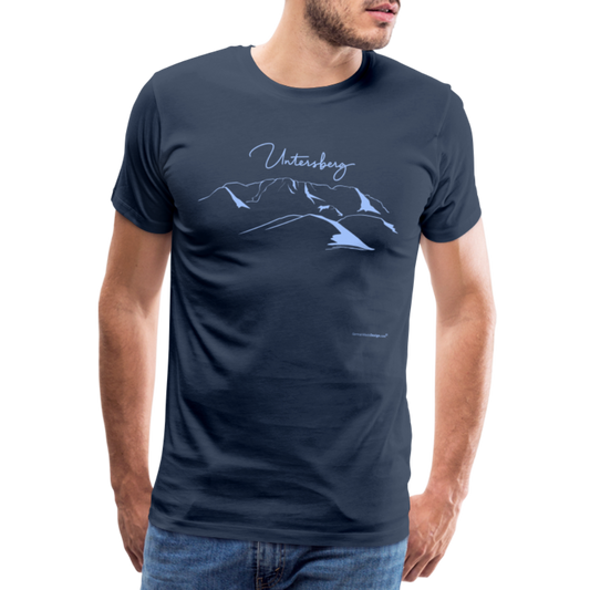Männer Premium T-Shirt Untersberg in Navy - Navy