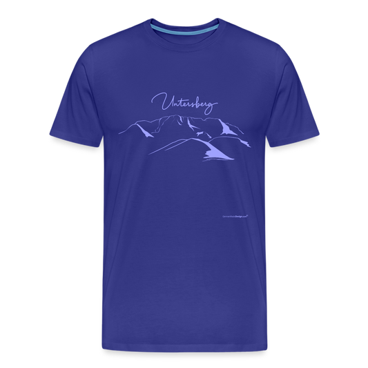 Männer Premium T-Shirt in Königsblau Untersberg in Hellblau - Königsblau