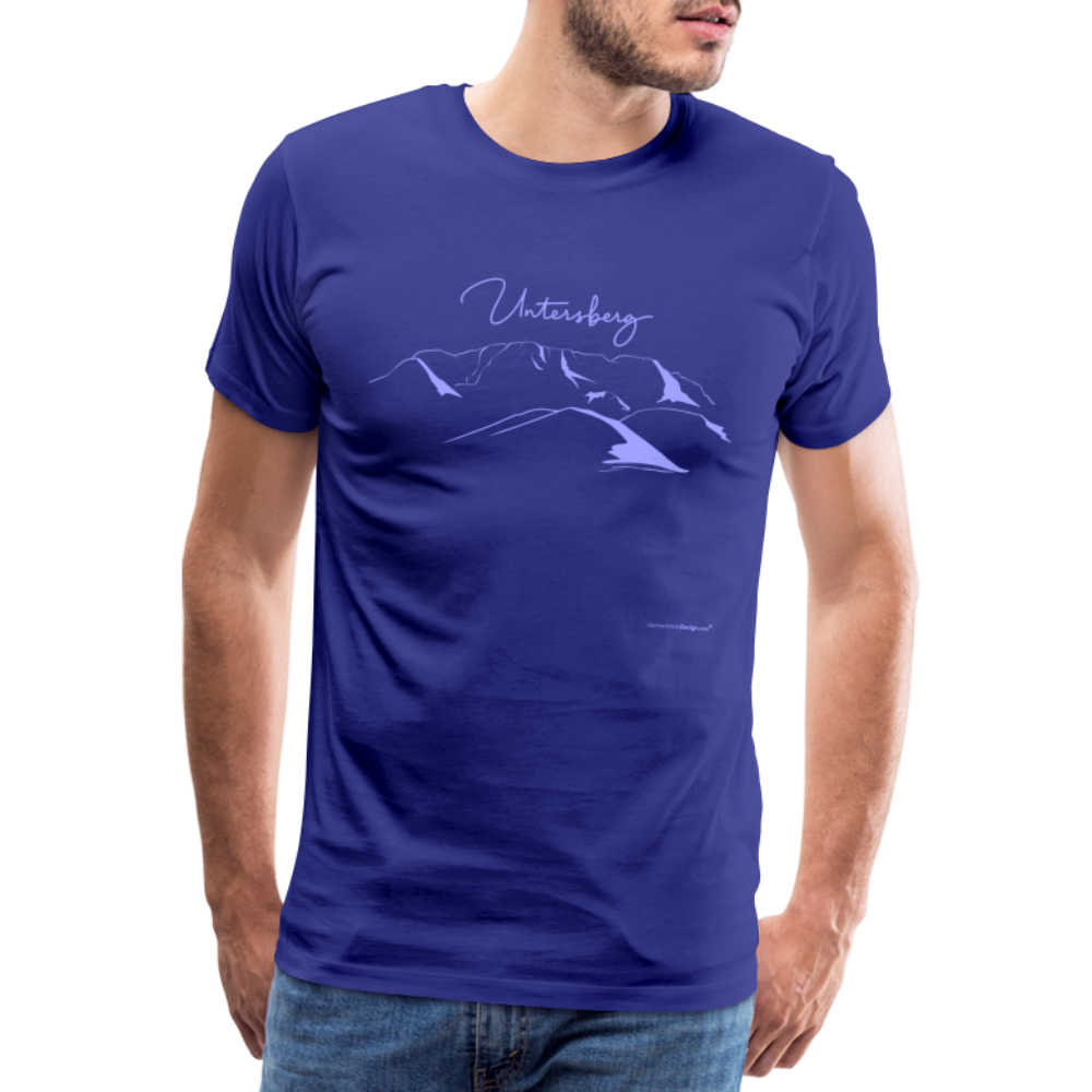 Männer Premium T-Shirt in Königsblau Untersberg in Hellblau - Königsblau