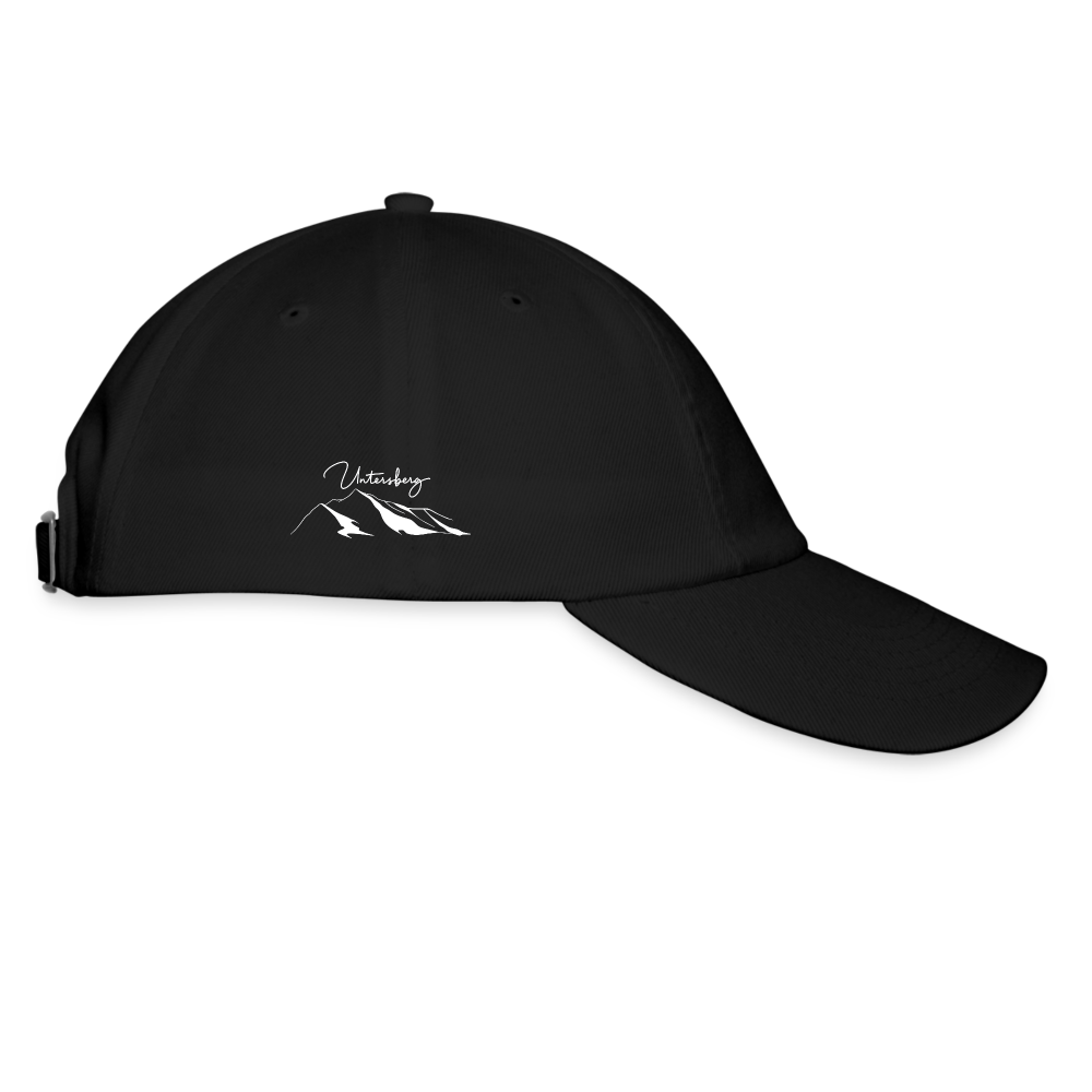 Baseballkappe Untersberg Nord- und Salzburgseite - Schwarz/Schwarz