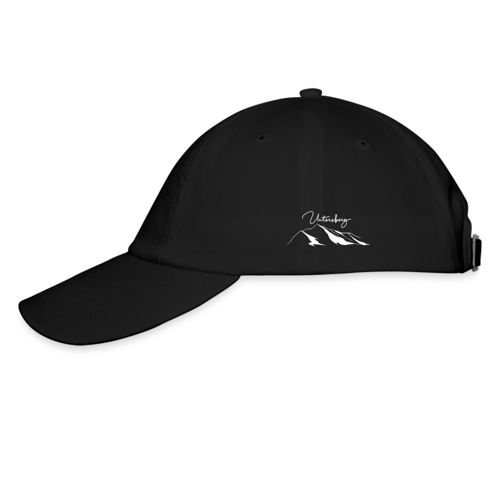Baseballkappe Untersberg Nord- und Salzburgseite - Schwarz/Schwarz