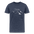 Männer Premium T-Shirt in versch. Farben Untersberg 2xDruck in Weiss - Blau meliert