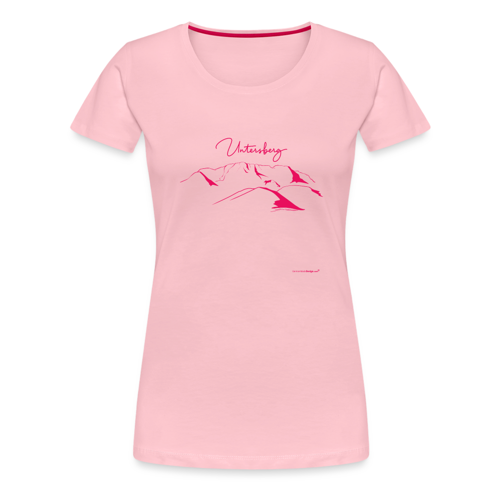Frauen Premium T-Shirt in versch. Farben Untersberg in Pink - Hellrosa