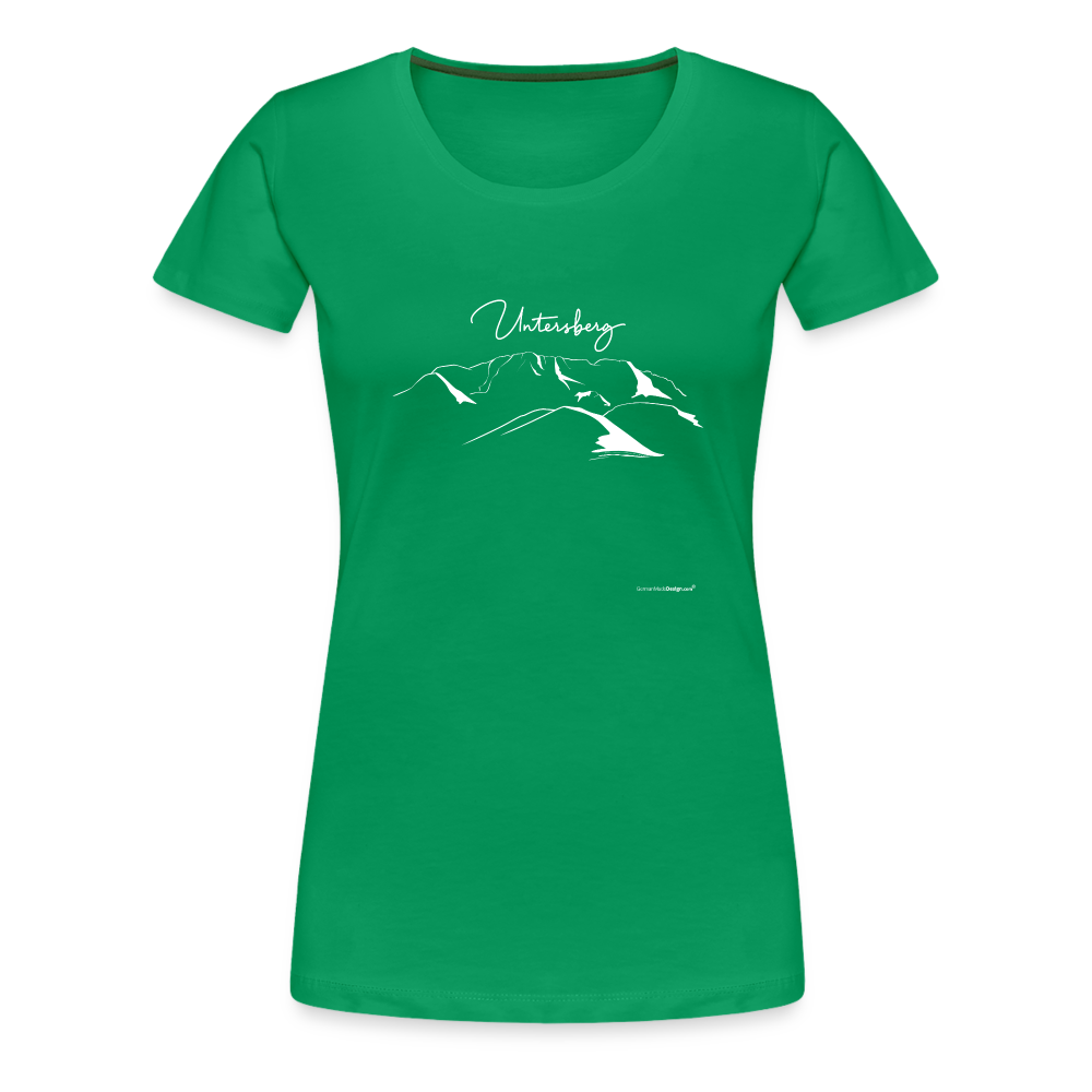 T-Shirts Frauen in versch. Farben Untersberg in weiss - Kelly Green