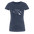 Frauen Premium T-Shirt in versch. Farben Untersberg 4xDruck in Weiss - Blau meliert