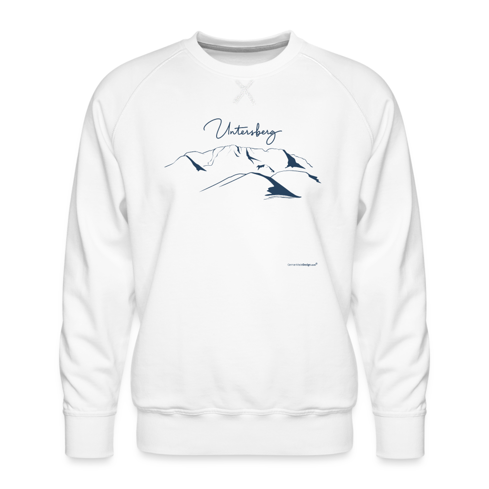 Männer Premium Pullover - weiß