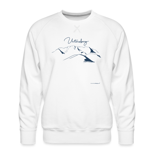 Männer Premium Pullover - weiß