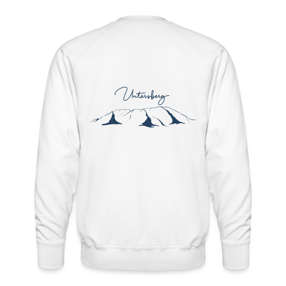 Männer Premium Pullover - weiß