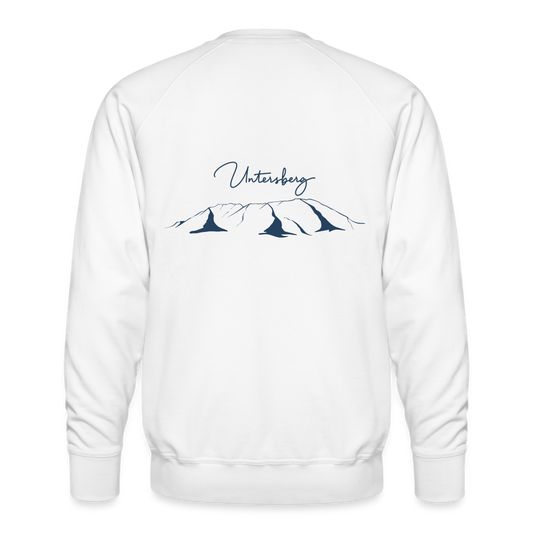 Männer Premium Pullover - weiß