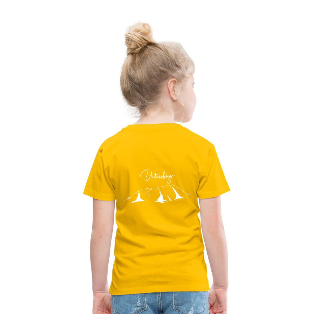 Kinder Premium T-Shirt - Sonnengelb